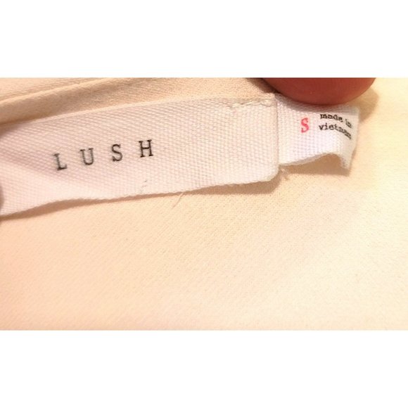 Lush Cream Waterfall Jacket Cascade Open Woman's Size Small Vr605 - Picture 3 of 14